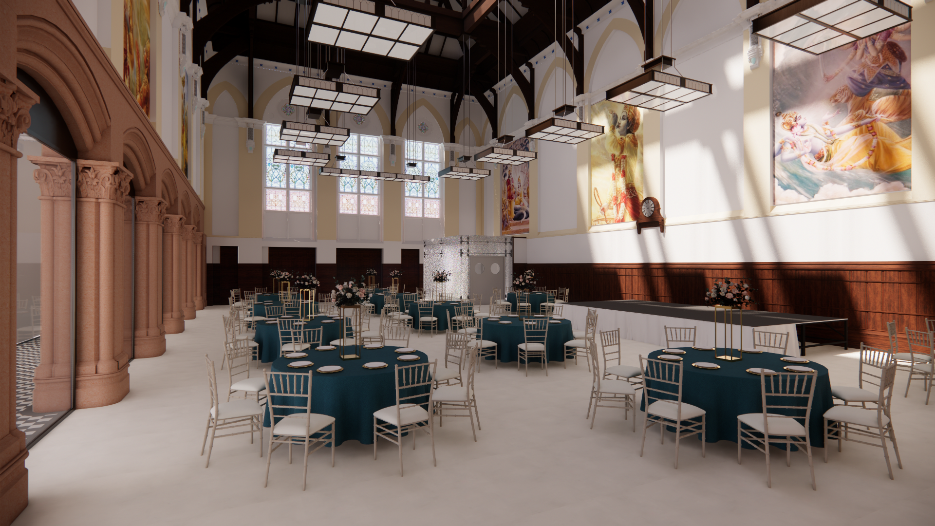 View 1 - internal view of main hall