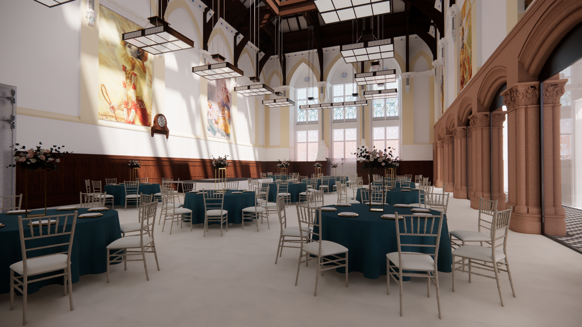 View 2 - internal view of main hall